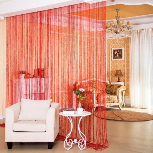 Shining String Curtain Bead Divider Drape for living room Crystal Tassel Line Curtains Wedding Decoration supplies Door Curtain