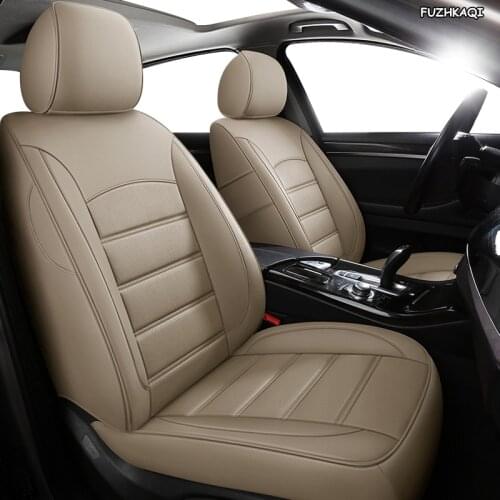 FUZHKAQI Custom Leather car seat covers For Infiniti QX50 QX56 QX80 Q70 QX60 Q50 ESQ QX30 Q50 Q70 Automobiles Seat Covers auto