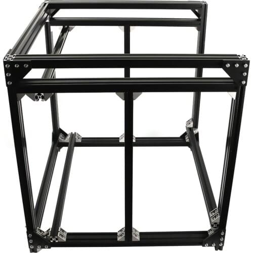 BLV mgn Cube Aluminum 2040 Black Profile Extrusion Frame Kit Hardward Parts Machine Parts For DIY CR10 3D Printer Z Height 365MM