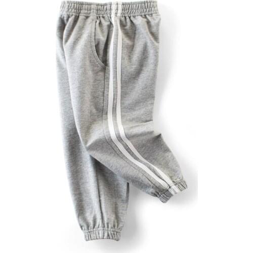 Children Clothes 2020 Kids Pants Cotton Elastic Waist Sports Casual Children Trousers 2 3 4 5 6 7 8 Years Pants for Boys Girls