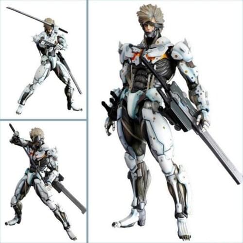Play Arts PA Game Metal Gear Rising Revengeance METAL GEAR SOLID The Phantom Pain Raiden/Jack Action Figure Collection Toys 28cm
