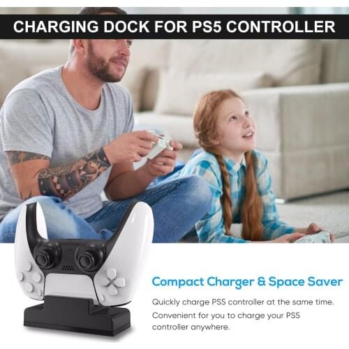 Game Controller Charging Base Space-saving Charger For PS5 Adapter Multi-function Main Engine Cooling Base Games Accessories