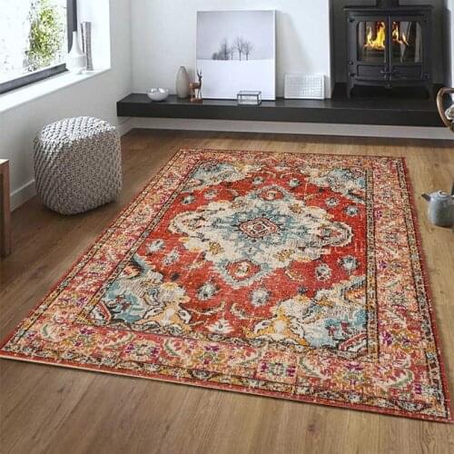 High Quality Turkey Big Carpets for Living Room Home Non-slip Waterproof Large Geometric Area Rugs for Bedroom Parlor Floor Mat