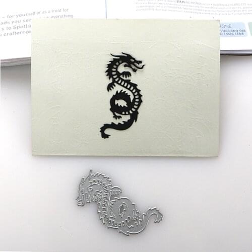 DUOFEN METAL CUTTING DIES Asia dragon stencil DIY Scrapbook Paper Album 2020 new