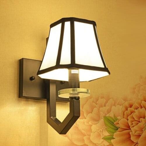 Chinese style Wall lamp for living room iron retro staircase aisle decoration lighting single head wall lights ZA621 ZL220