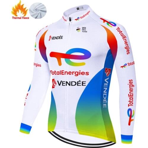 2021 total new energies Winter Thermal Fleece 져지 Jerseys Roupa De Ciclismo Masculino Camisa Ciclismo Masculina Jersey Ciclismo