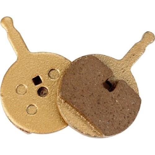 4 Pairs Full Metallic Gold MTB Mountain Bike Bicycle Brake Pads for MERIDA GIANT AVID BB5 PROMAX Caliper