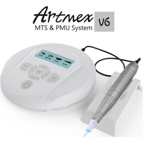 Direct Selling Artmex V6 Professional Tattoo Machine Digital Permanent Makeup Eyebrow Eyeliner Lips Tattoo Pen Anti Ageing