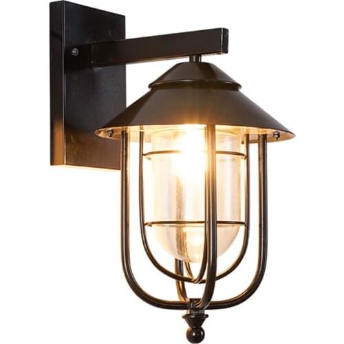 Light luxury aisle lamp balcony lamp outdoor wall lamp garden wall lamp bedside lamp night light aluminum European style outdoor