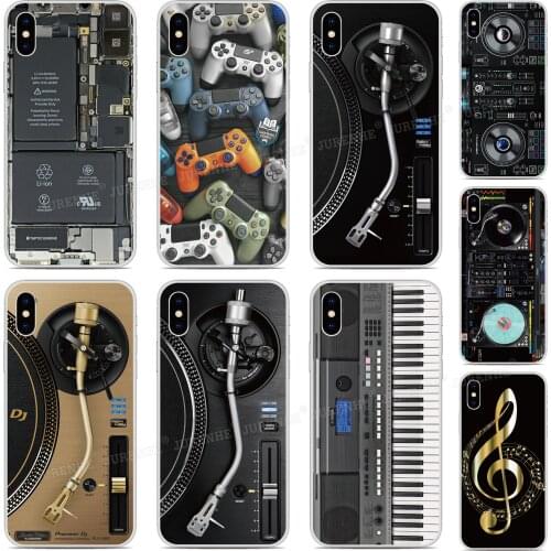 DIY Custom Photo Silicone Cover DJ Turntables For Vodafone Smart N11 V11 N10 V10 X9 E9 C9 N9 Lite V8 N8 E8 Prime 6 7 Phone Case