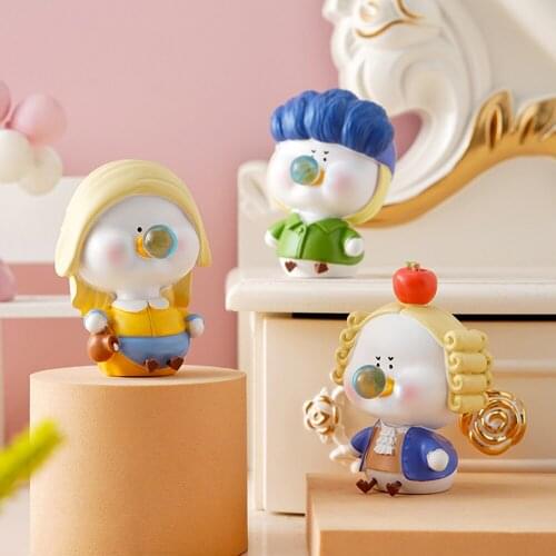 Christmas Decorations Animal Figures Home Decoration Modern Mini Garden Accessories Resin Duck Model Rustic Wedding Decor Gifts