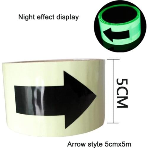 Luminous Tape Self-adhesive Glow In The Dark Tape Fluorescent Stickers Corridor Theater Safety Exit Home Decoration Warning Tape