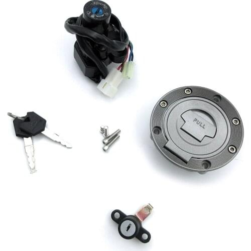 Motorcycle Lgnition Switch Lock Fuel Gas Cap With 2 Keys Set For Yamaha MT03 06-12 YZF R6 R1 XJ6 FJ09 FZ09 FZ07 FJ13 FZ1 FZ6 FZ8