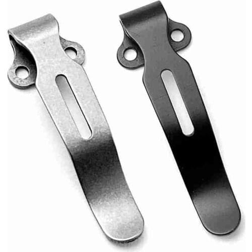 1PCS Steel Knife Folding Pocket Knife Back Clip Holder for Butterfly Knife DIY Accessories Custom Back Clip Tool