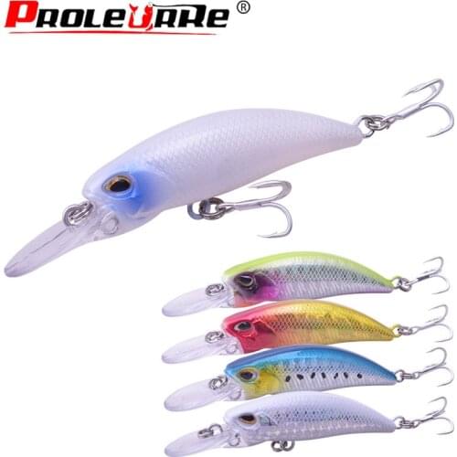 1PCS Sinking Minnow Fishing Lure Laser Hard Artificial Bait 3D Eyes 65mm 5.2g Fishing Wobblers Bass Crankbait Minnows Pesca
