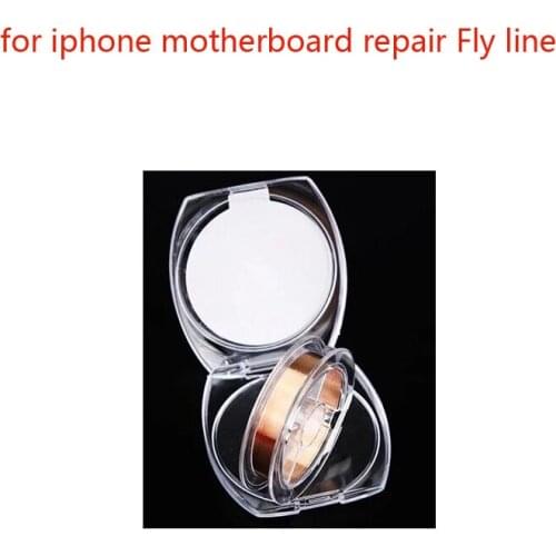 120m 150m For iphone motherboard repair Fly line copper Line bonding wire Fingerprint Fly line 0.02mm CPU bga ic chip line