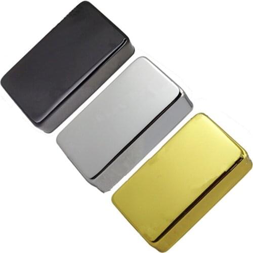 2Pcs Sealed type Brass Electric Guitar Pickup Humbucker Covers 39.2mm X 69.8mm Chrome Black Gold for choose