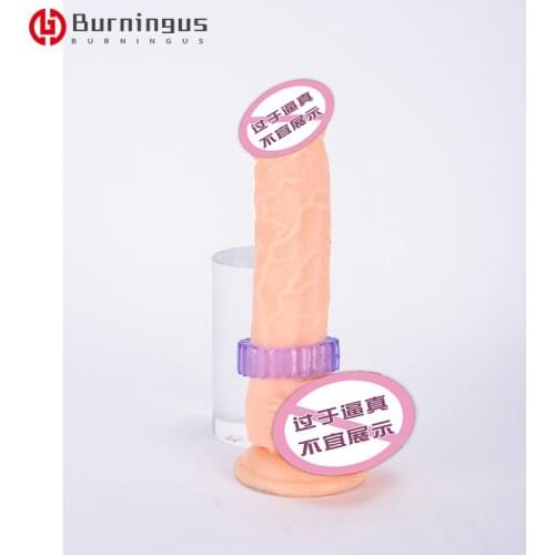 Burningus 5PCS/10PCS Silicone Delay Ejaculation Cock Rings Adult Products Male Chastity Sex Toy