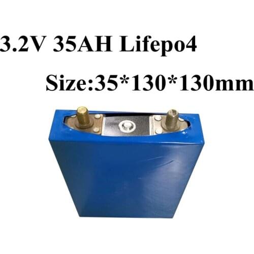4pcs Power Brand 3.2v Lifepo4 Cell 35Ah High Drain 70A 12V Battery for E Bike Battery Pack Diy Electric Tools Electric Bicycles