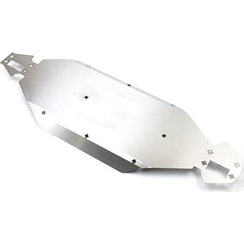 Stainless Steel Armor Chassis Armor Anti-collision Guard Plate for LOSI 1/10 U4 Lasernut Upgrade Parts