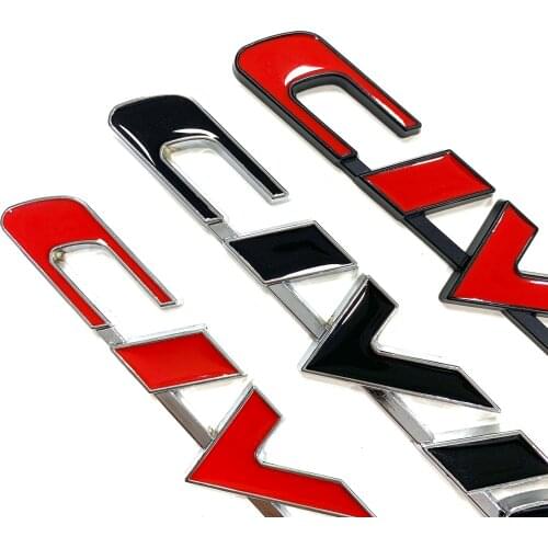 Car 3D Metal Emblem Badge Sticker for Honda Civic Car Rear Tail Trunk Letter Logo Stickers Decals Auto Accessories Car Styling
