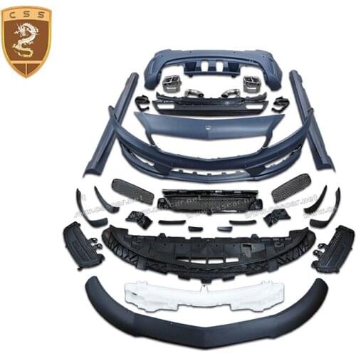 Car Accessories Fits For 2013-2015 Benz A Class W176 Car Bodykits upgrade A45 AMG style auto tuning body parts PP material 00906
