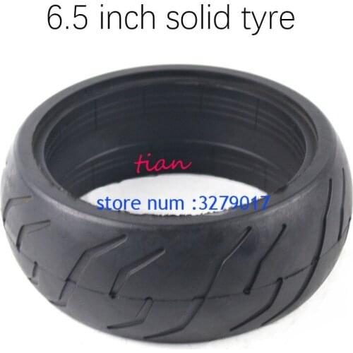 Free Shipping Good Quality 6.5 Inch Solid Tyre Fit for Mini Smart Self Balancing Scooter 6.5" Hoverboard Unicycle Scooter