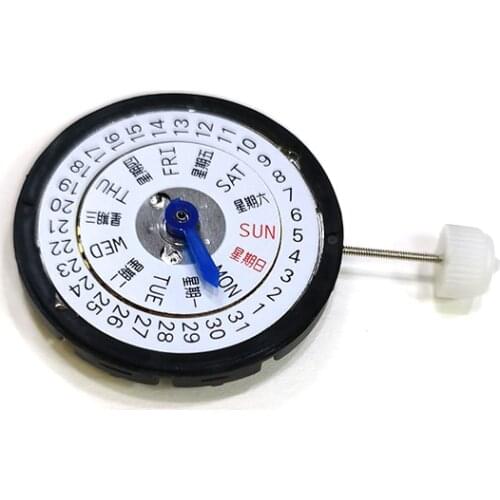 NH36A Watch Automatic Movement Dual Calendar Watch Movement 21600 Beats For Seiko NH36 movement Watch Repair Parts Replacement