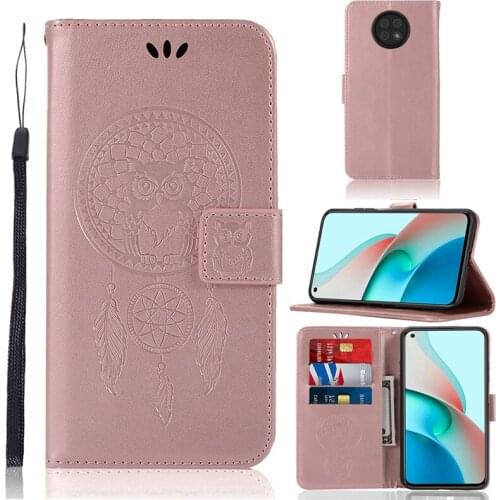 Phone Bag Case For Xiaomi Redmi Note 9T 5G Cover Owl Flip Leather Wallet Case For Redmi Note 9T 5G Case For Redmi Note 9T Case