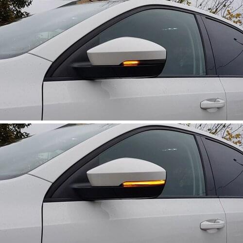 For Skoda Octavia Mk3 A7 5E Dynamic LED Turn Signal Blinker Mirror flasher Light 2014 2015 2016 2017 2018 2019