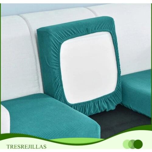 1/2/3/4 Seat Elastic Funiture Protector Jacquard Thick Sofa Cushion Cover Washable Removable Sofa Protector Seat Cushion
