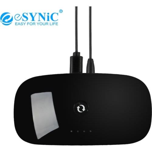 ESYNiC 2 In 1 Bluetooth-compatible Stereo Transmitter Audio Receiver Bluetooth 3.0+EDR Audio Transmitter Receiver For TV Player