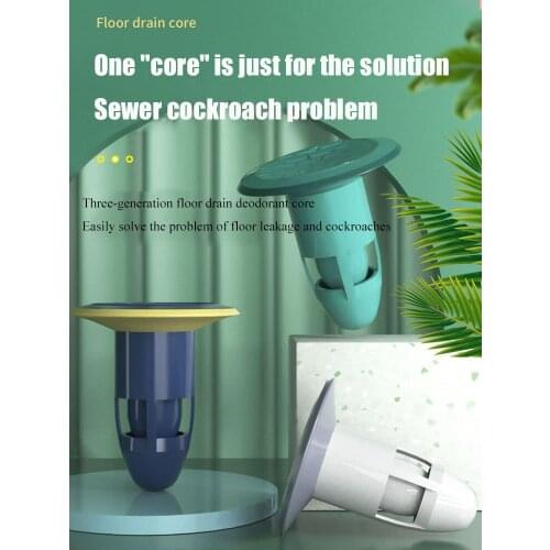 New Bath Shower Floor Strainer Cover Plug Trap Siphon Sink Kitchen Bathroom Water Drain Filter Insect Prevention Deodorant
