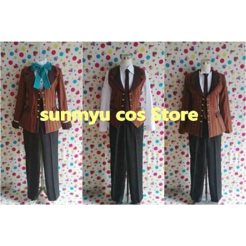Free Shipping!ICHU Valentines Day Unifrom Seiya Aido Minato Kanata Mitsurugi Akira Cosplay Costume,Custom Size Halloween