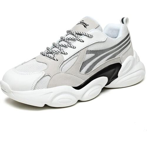 2021 Summer New Fashion Lightweight Breathable Sports Shoes Solid Color Casual Shoes Non-slip Low-cut Round Toe Mens Shoes