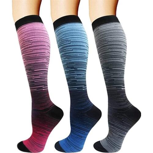 New Compression Socks Women And Men Stockings Best Medical Nursing Hiking Travel Flight Socks Running Recovery Fitness Socks