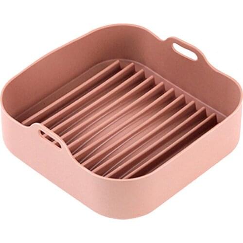AirFryer Silicone Pot Multifunctional Air Fryers Oven Accessories Bread Fried Chicken Pizza Basket Baking Dishes Baking Durable