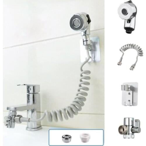 Bathroom Faucet 18mm-22mm Bath Shower Faucet Hand-held Telescopic Small Nozzle Faucet Aerator With Adapter Bathroom Tool