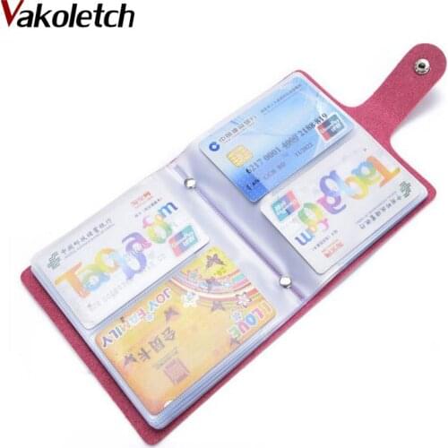 New Business Cards Bags Women Men Anti-Magnetic Packs 60 Bit Slots Large Capacity Bank ID Holders Card Holder Sets V1