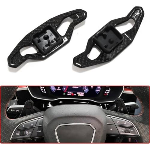 For Audi A4 S4 RS4 A5 S5 RS5 B9 2017-2020 Steering Wheel Paddle Shifter Extension Replacement Car Accessories