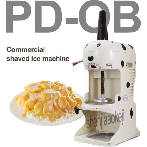 1pc Commercial Electric ice crusher fancy shave ice machine milk-tea shop sand ice machine Ice shaving machine 220v 185w
