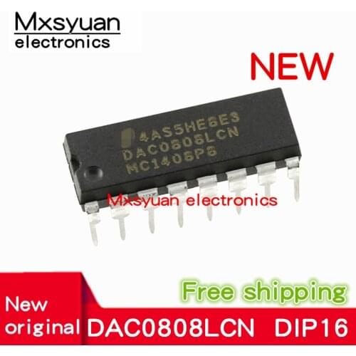 10pcs~50pcs/LOT DAC0808LCN DAC0808 DIP16 New original