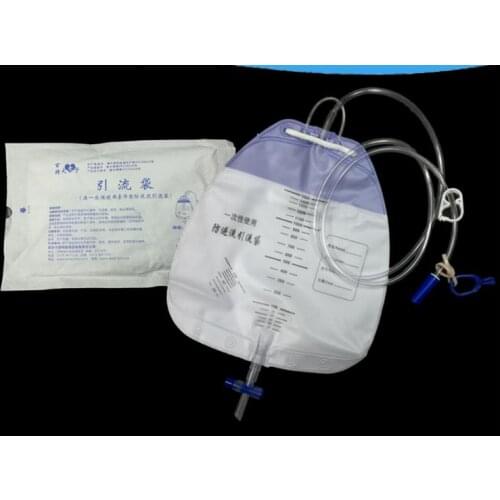 5/10/20 pcs 1500ml Medical urine collection bag drainage bag anti-backflow disposable sterile urien collector bag
