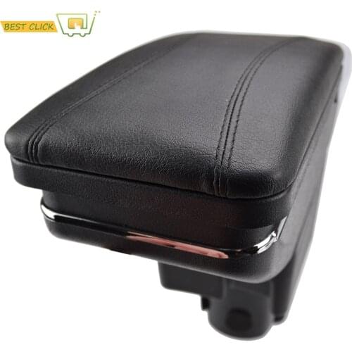 Center Centre Console Storage Box For Honda Fit Jazz 2002-2008 Hatchback Armrest Arm Rest Rotatable 2003 2004 2005 2006 2007