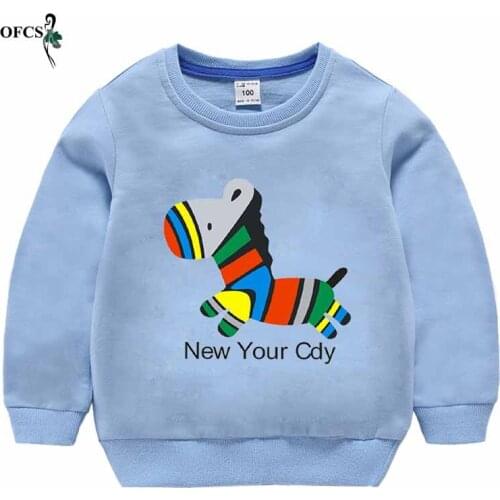 Childrens Hoodies Sweatshirts Girl Kids Yellow Tshirt Cotton Pullover Tops For Baby Boys Autumn Tee Cartoon Clothes 1-12 Years