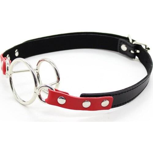 Double O-Ring Open Mouth Gag Blowjob BDSM Bondage Slave Fetish Women Sex Toys For Couples Erotic Adult Games Sex tools