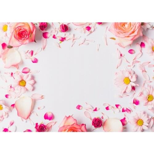 Flower Board Photography Background For Photo Shoot Props Children Baby Perfume Gift Clothes Cloth Printed Backdrops Photo Shoot