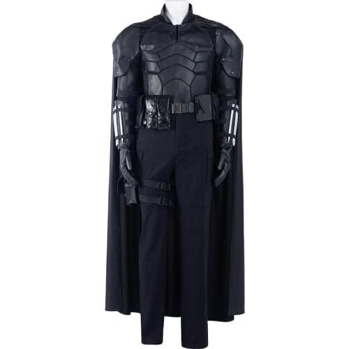 Bruce Wayne Cosplay Costume Pants Cloak Outfits Halloween Carnival Suit
