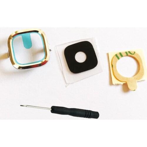 For Samsung Galaxy Grand Prime G530 G530H G530F G531 G531H G531F Mobile Phone Silver Housing Camera Metal Cover With Glass Lens