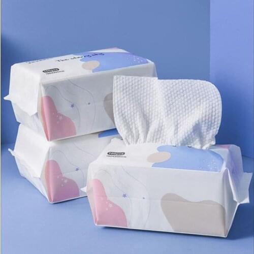 One pack) Disposable Washcloth Sanditary Admixtures Infant Availability Fabric Cleansing Face Towel Facial Tissue